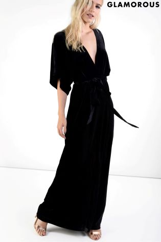 Glamorous Petite Velvet Maxi Dress